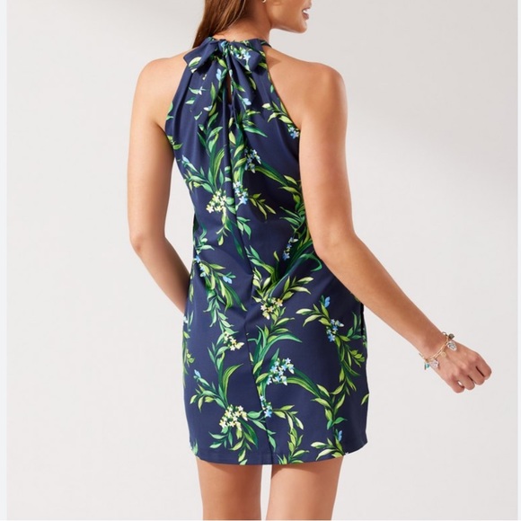 Tommy Bahama Aubrey Floral Glow IslandZone Halter Dress - Picture 4 of 15